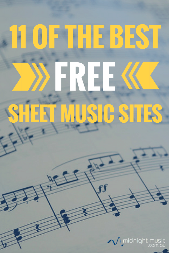 11 of the best free sheet music sites for music teachers
