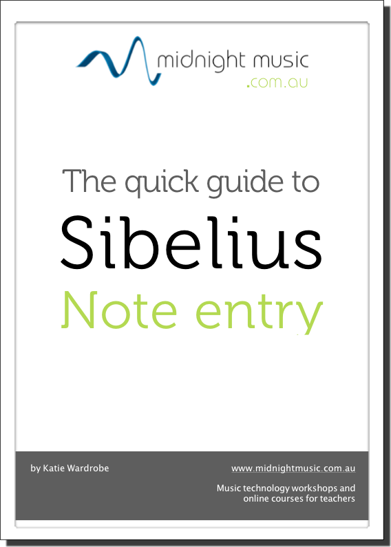 Sibelius Quick Note Entry Guide