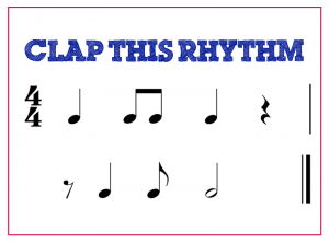Clap this rhythm example