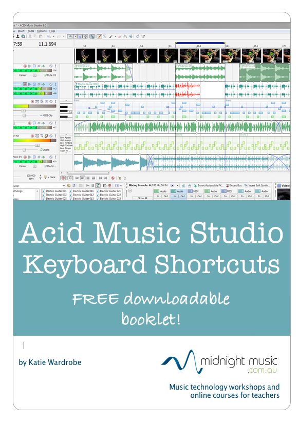 Acid Keyboard Shortcuts Free Download
