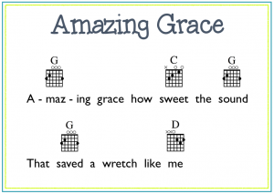 Amazing Grace lead sheet