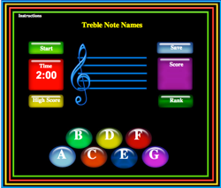 Music teacher games lines and spaces 
