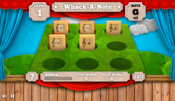 Whack a note 