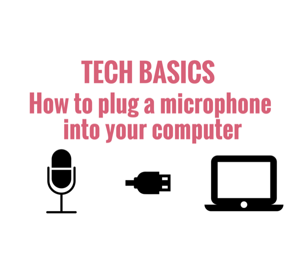How to plug a microphone into your computer