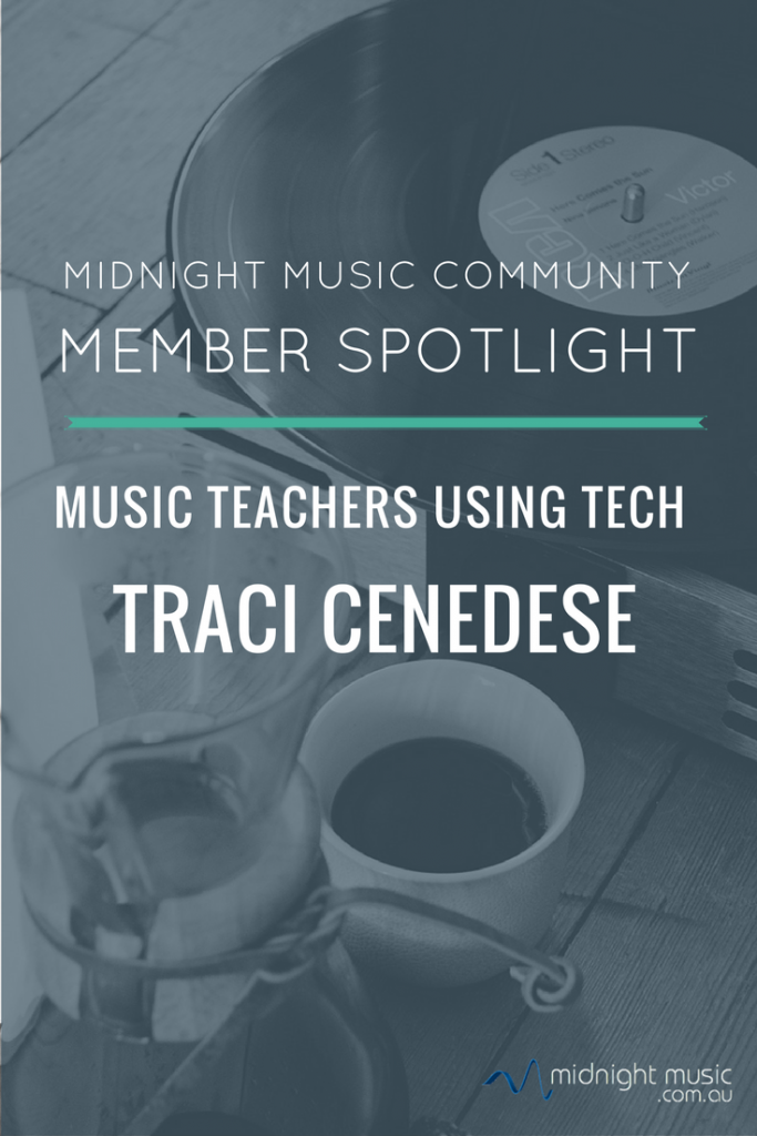 Midnight Music Community member Traci Cenedese