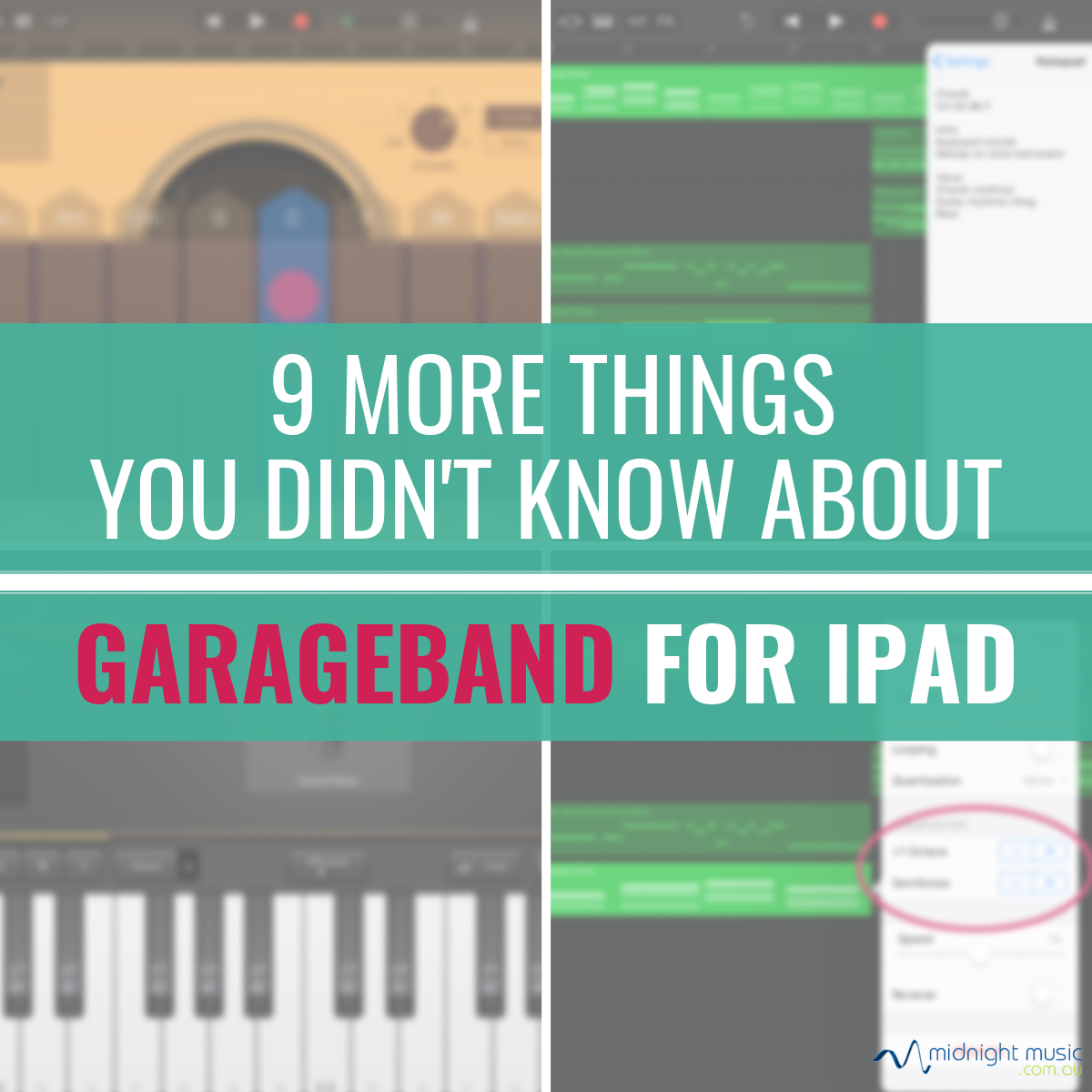 GarageBand for iPad music technology