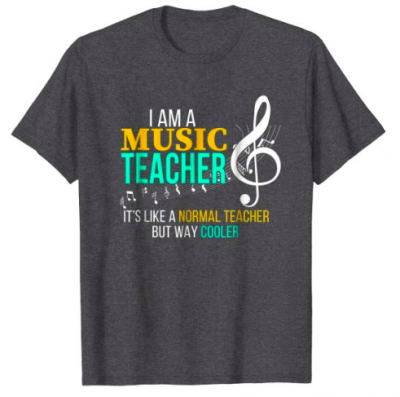 #1: Music Teacher T-Shirt Shirt: