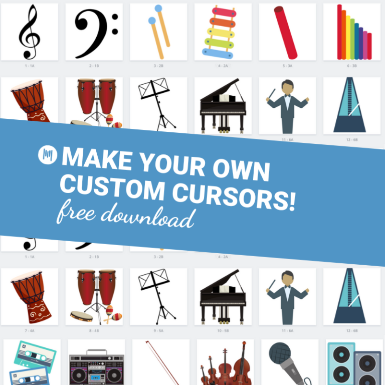 Learn Cursor Custom Cursors For Your Play-Along Videos, Remote Learning Lessons and ...