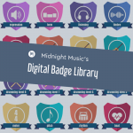 Midnight Music Digital Badge Library