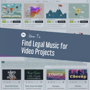 How to find legal music for video projects