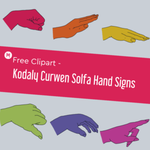 Free Clipart - Kodaly Curwen Solfa Hand Signs