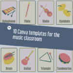 10 Canva Templates for the music classroom