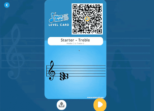 Note Rush QR code