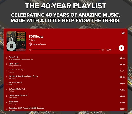 40-year playlist