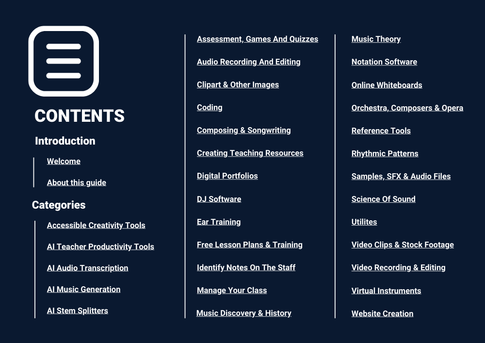 Ultimate Guide 2025-2026 contents