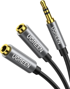 UGREEN 2-Way Headphone Splitter